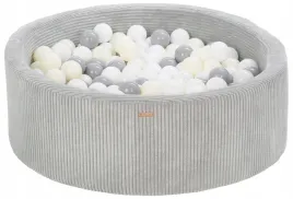suchy-basen-piankowy-ze-sztruksu-z-300-pileczkami-90-cm-szary-bialy-szary