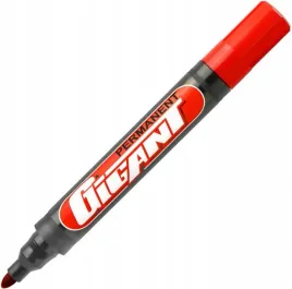 marker-gigant-okragly-kolor-czerwony-kamet-permanentny-wodoodporny-pisak