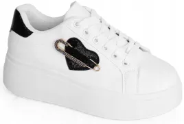 8724-biale-sneakersy-trampki-klasyczne-na-platformie-sznurowane-39