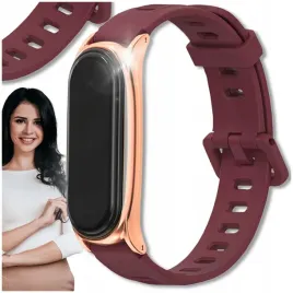 pasek-opaska-duo-do-xiaomi-mi-band-3-4-5-6-bordowa-czerwona-zlota-mocna
