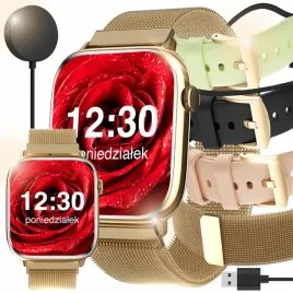 smartwatch-zegarek-damski-z-funkcja-rozmowy-sport-zdrowie-zloty-paski