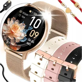 smartwatch-damski-zegarek-dla-kobiety-menu-pl-rozmowy-cisnienie-bpm-4-paski