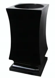 wazon-nagrobny-w10-czarny-polysk-27-x-15-cm