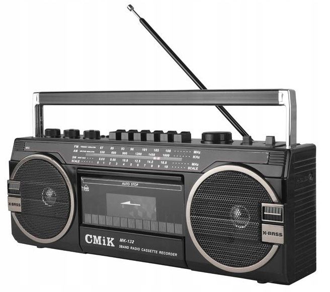 Radio Odtwarzacz kasetowy RETRO Jamnik SD AUX RADIO FM AM