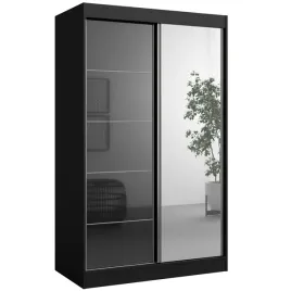 szafa-przesuwna-z-lustrem-como-2d1l-120-czarna-lacobel