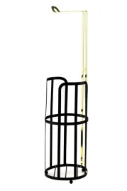 stojak-na-papier-metalowy-czarny-zloty-62-cm