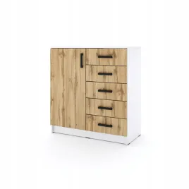 mlodziezowa-komoda-sigma-b5-1u5s-90-cm-z-szufladami-dab-wotan