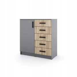 mlodziezowa-komoda-sigma-s4-5s-90-cm-z-szufladami-dab-sonoma