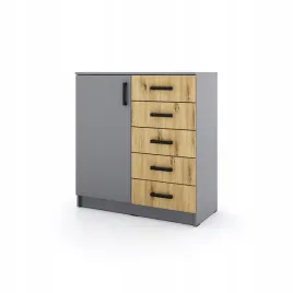 mlodziezowa-komoda-sigma-s5-5s-90-cm-z-szufladami-dab-artisan