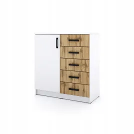 mlodziezowa-komoda-sigma-b5-5s-90-cm-z-szufladami-dab-wotan