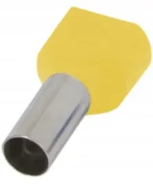 tulejka-izolowana-2x15mm-100-szt-zolta