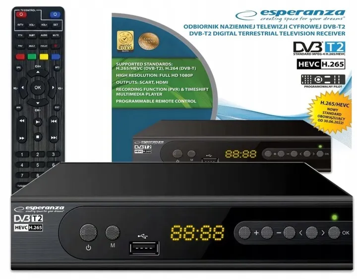 tuner-dvb-t2-esperanza-ev106p