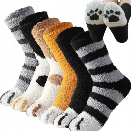 zimowe-skarpety-damskie-frotte-grube-na-prezent-puszytse-kocie-lapy-6-par