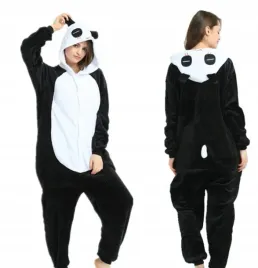 pizama-panda-kigurumi-stroj-stroje-kostium-gruba-kostium-stroj-160-170-m