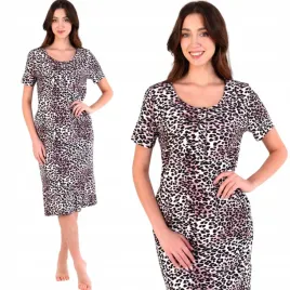 pizama-damska-koszula-nocna-z-krotkim-rekawem-za-kolano-w-panterke-2xl