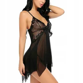 koronkowa-koszulka-nocna-sexy-halka-bielizna-damska-koronka-pizama-stringi