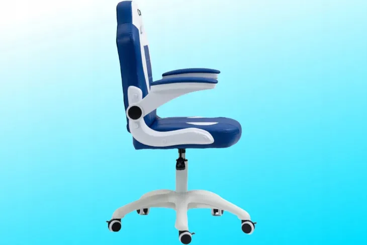 fotel-cobra-junior-pro-niebiesko-bialy-material-obicia-skora-sztuczna