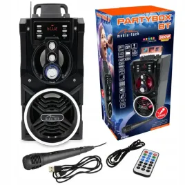 glosnik-bluetooth-przenosny-media-tech-mt3150-18w-karaoke-mikforon-pilot