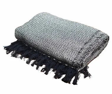 bawelniana-narzuta-boho-charcoal-dlugosc-150-cm