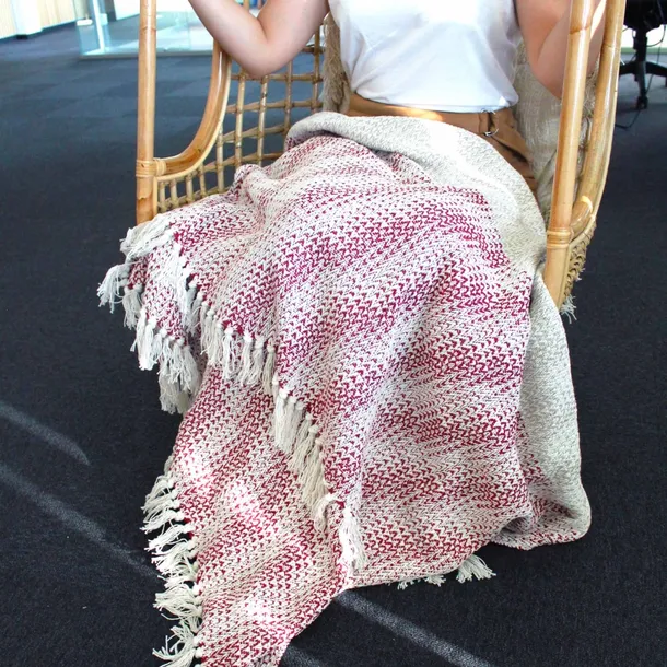 bawelniana-narzuta-boho-ruby-two-tone-material-wykonania-bawelna