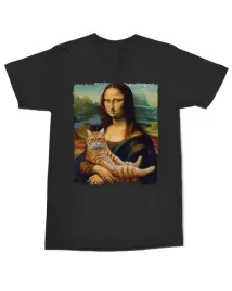 koszulka-meska-z-grafika-mona-lisa-z-kotem-czarna-m