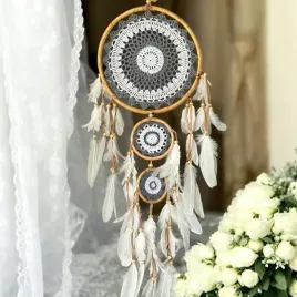 lapacz-snow-szydelkowy-boho-dekoracja-scienna-amulet-idealny-prezent-29cm
