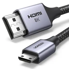 kabel-ugreen-hd163-15514-mini-hdmi-hdmi-2-1-8k-1m-szary