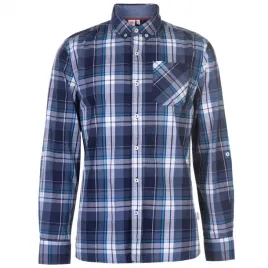 koszula-meska-z-dlugim-rekawem-klasyczna-bawelniana-w-krate-lee-cooper-2xl