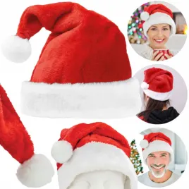 czapka-swietego-mikolaja-przebranie-z-pomponem-kostium-stroj