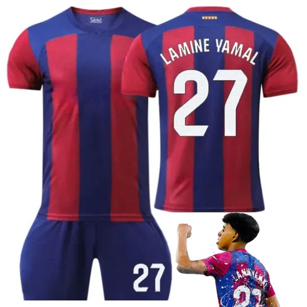 ヤマル L Komplet Fc Barcelona Laminę Yamal - Niska cena na Allegro
