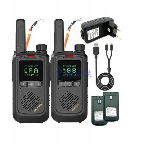 ﻿2x Krótkofalówka Baofeng BF-T17 walkie talkie
