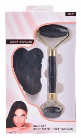 zestaw-roller-do-twarzy-gua-sha-pudelko-czarny-stan-nowy