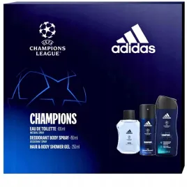 adidas-zestaw-champions-no-8-edt100ml-s-gel250ml-deo150ml