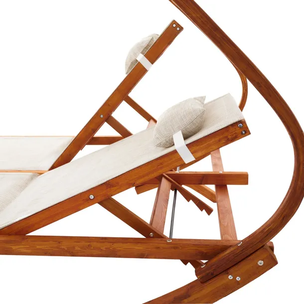 lezak-ogrodowy-drewniany-z-regulacja-lezanka-z-daszkiem-poduszka-taras-stan-nowy-kolor-ecru