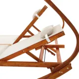 lezak-ogrodowy-drewniany-z-regulacja-lezanka-z-daszkiem-poduszka-taras-stan-nowy-kolor-ecru