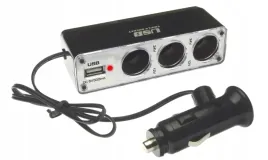 przedluzacz-rozgaleziacz-3-gniazda-zapalniczki-usb-12-24v-25w