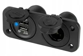 ladowarka-2x-usb-31a-z-gniazdem-zapalniczki