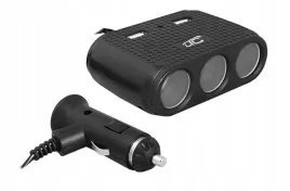 ladowarka-samochodowa-2x-usb-3-gniazda-zapalniczki