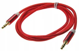 kabel-audio-jack-35mm-1m-czerwony-oplot-bawelna