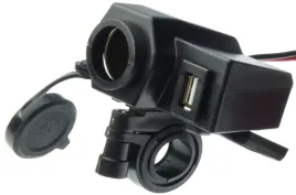gniazdo-zapalniczki-i-usb-5v-2000ma-na-kierownice-rower-skuter-quada-motor