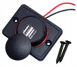 gniazdo-montazowe-2x-usb-3-1a-swiecace-12-24v-red