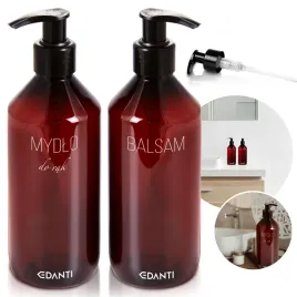 2x-dozownik-z-pompka-butelka-do-mydla-balsamu-300-ml-zestaw-na-umywalke
