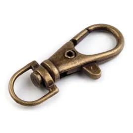 kar08-karabinczyk-karabinek-40mm-5szt-stary-mosiadz