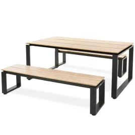 zestaw-mebli-ogrodowych-aluminiowych-stol-blat-polywood-2-lawki-ogrodowe