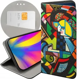 etui-z-klapka-do-honor-magic7-pro-wzory-kubizm-abstrakcjonizm-geometria