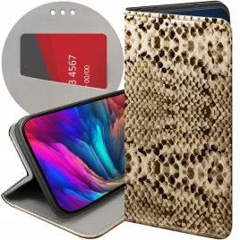 etui-z-klapka-do-honor-magic7-pro-wzory-waz-skora-weza-snake-futeral-case