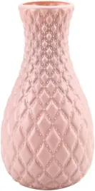 rozowy-wazon-plastikowy-nietlukacy-ozdobny-na-kwiaty-nowoczesny-23cm