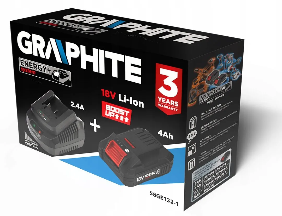 graphite-akumulator-40ah-18v-ladowarka-energy