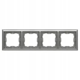 kos-kos66-ramka-czterokrotna-4x-aluminium-83x296x9mm-podtynkowa-664084
