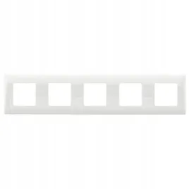kos-dante-ramka-pieciokrotna-5x-bialy-83x367x9mm-podtynkowa-450485